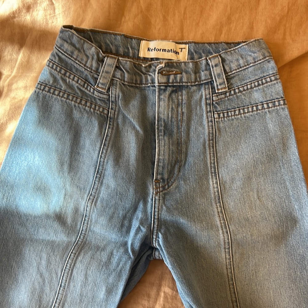 Reformation 70’s style Jeans